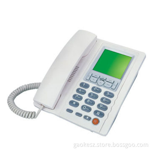 Caller ID Phone with Auto IP and Alarm Settings